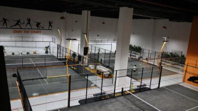 Orange Padel’in yedi korta sahip Türkiye’nin en büyük kapalı tesisi,