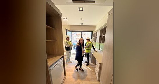 Balçova Belediyesi'nin üniversite öğrencilerinin barınma sorununa çözüm için inşa ettiği