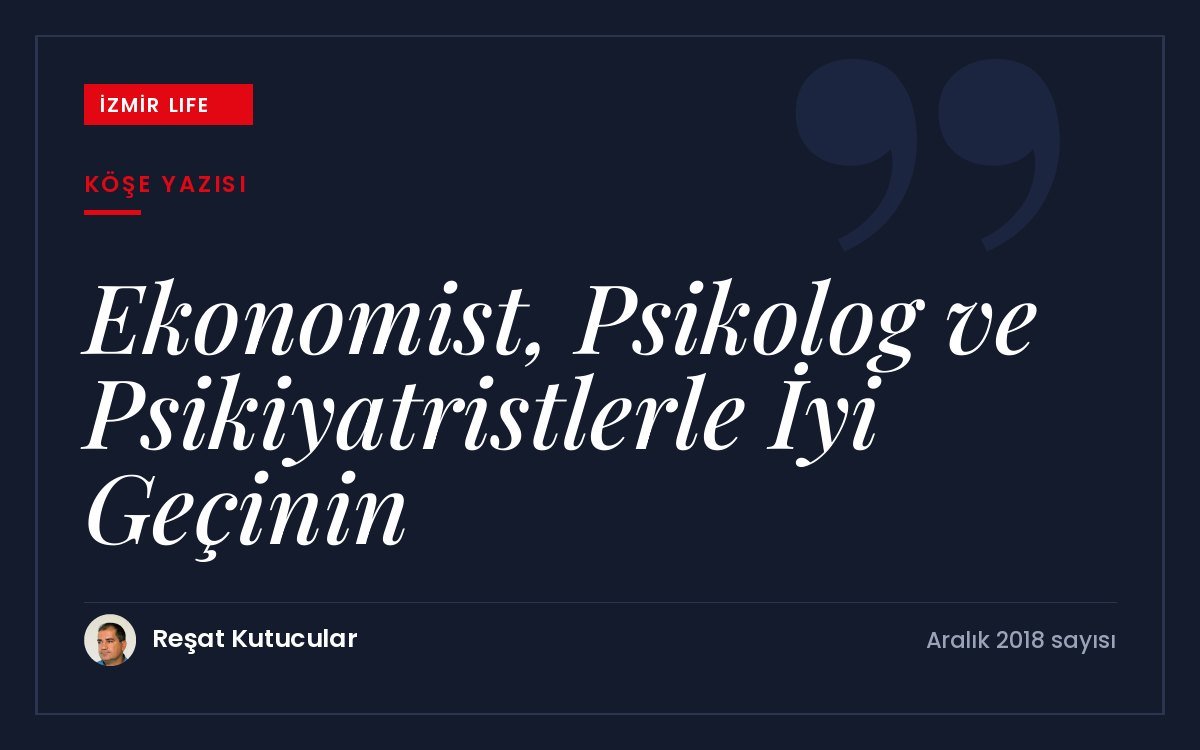 Kaotik bir ekonomik dönemde ekonomistlere ve ruh sağlığı uzmanlarına neden
