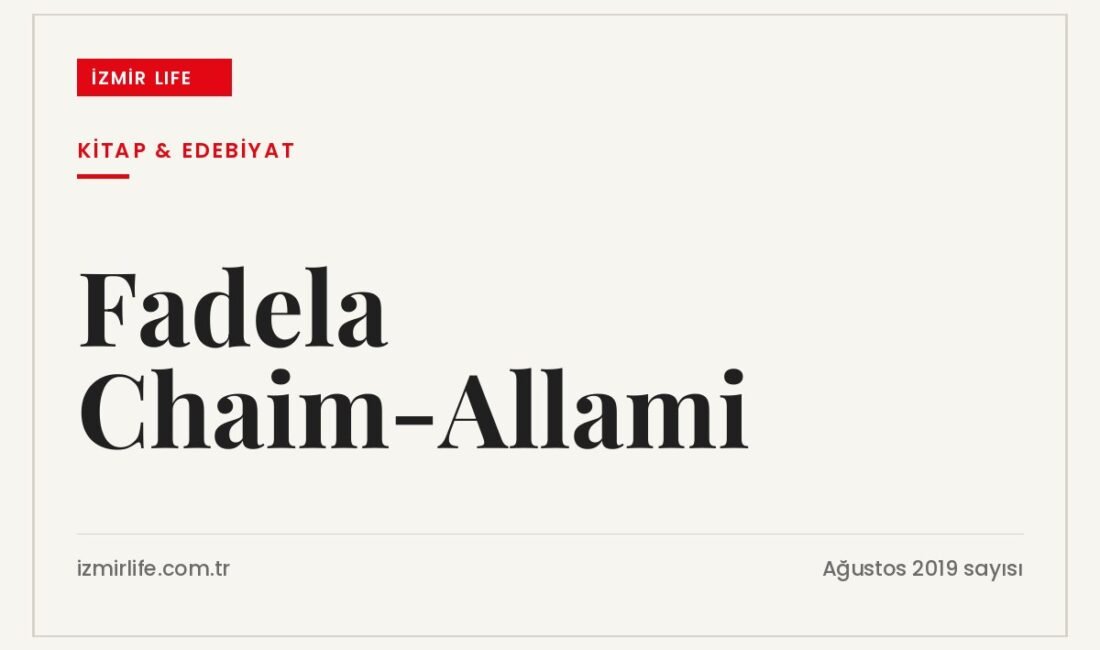 Cezayir asıllı Fransız gazeteci ve şair Fadéla Chaïm-Allami, mültecilerin sesi