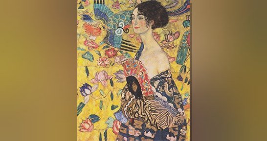 Gustav Klimt'in altın varaklı, dekoratif eserlerinde estetik bir imge olarak