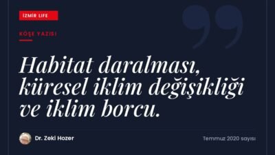 Arrhenius'tan bugüne küresel iklim değişikliği, habitat daralması ve "iklim borcu".