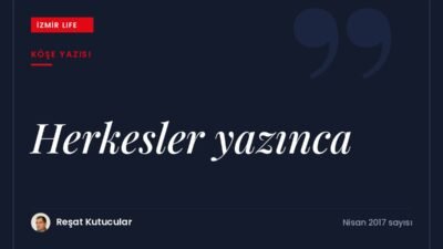 Urla'daki evinden manzarayı anlatırken herkesin her şeyi yazdığı bir dönemde