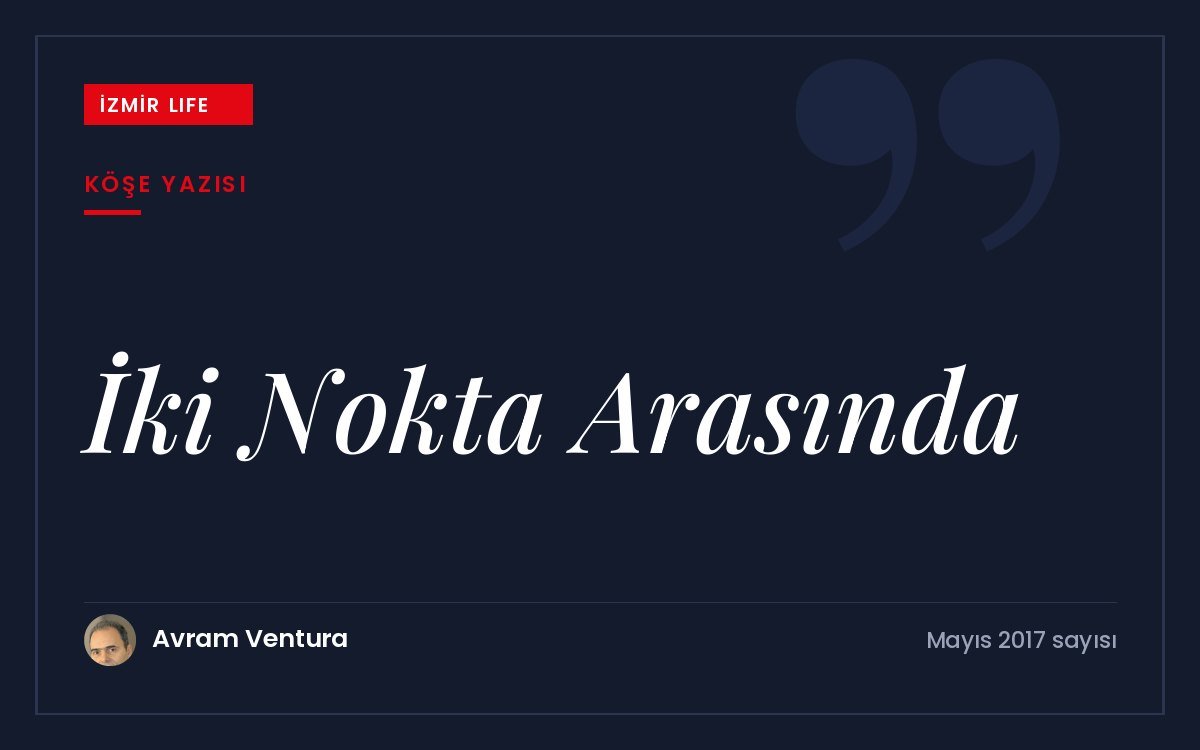 Noktanın anlamından yola çıkarak hayattaki başlangıçlar ve bitişler üzerine felsefi