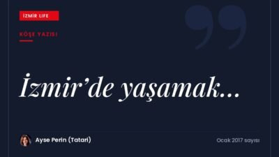 Ege Mimarlık Dergisi'nde yayımlanan bir yazıdan yola çıkarak İzmir'de kentleşme