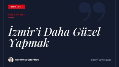 Kayıp Mekanlar, Yeni Kültürpark ve Güzel Kent Girişleri gibi projelerle