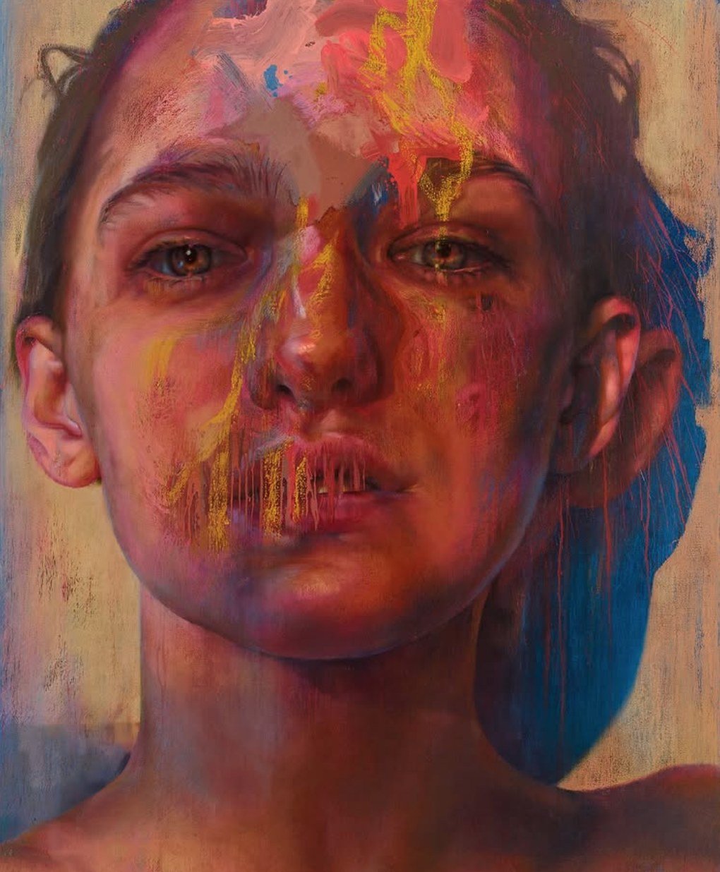 Jenny Saville'in bir eseri