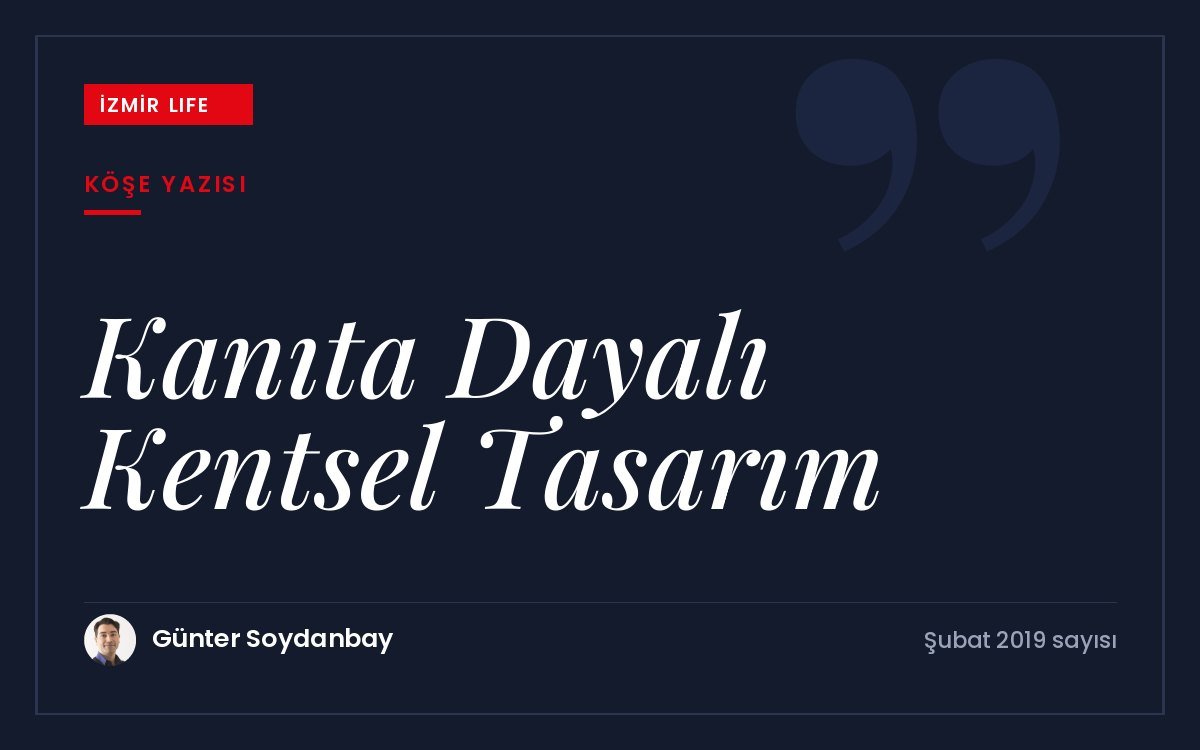 Kanada'nın zorlu iklimli kenti Winnipeg örneğiyle kanıta dayalı kentsel tasarım