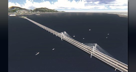 İzmir Körfez Geçişi Projesi kapsamında planlanan yapay adanın su sirkülasyonunu