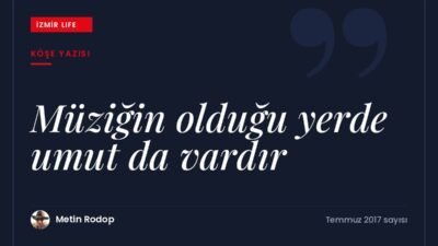 Savaş sonrası hayatını müziğe adayan bir sanatçının öyküsü üzerinden müziğin