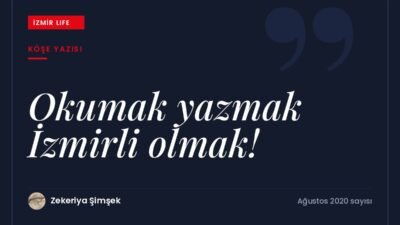 Çocuklara okuma sevgisi kazandırmak ve okuyan bir kent olarak İzmir.