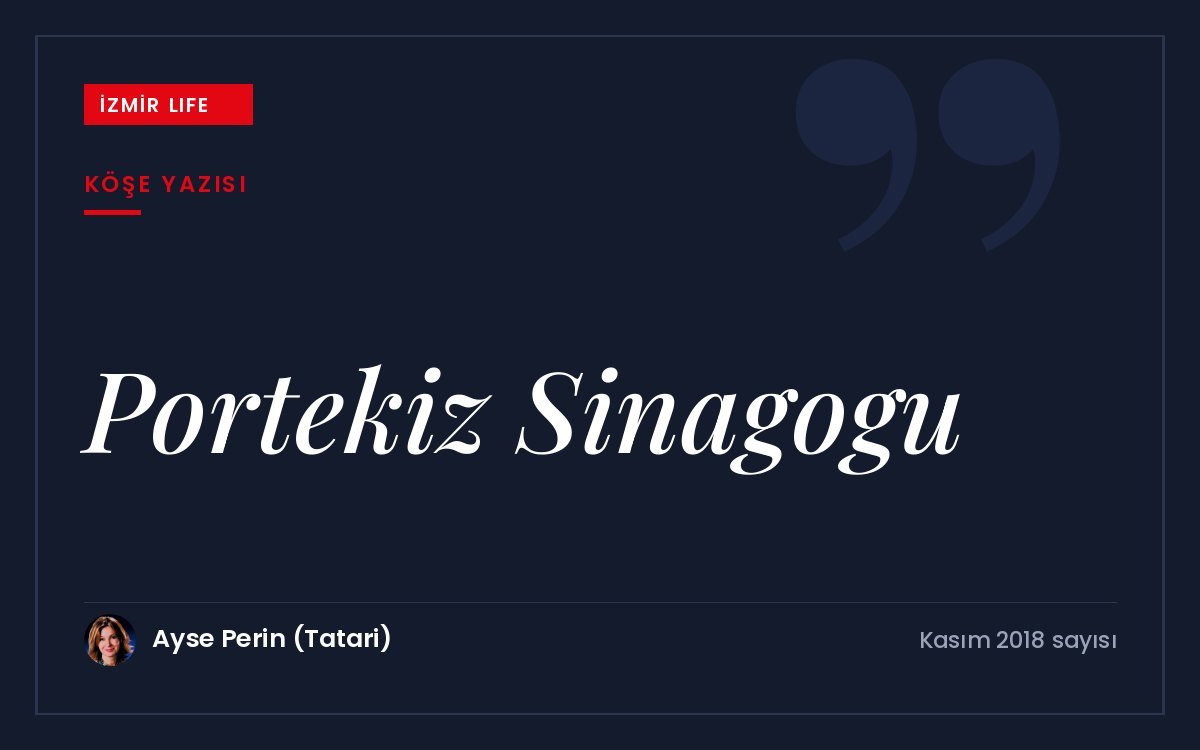 Tarihi Portekiz Sinagogu'nda düzenlenen panel ve etkinlikler üzerinden İzmir'in çok