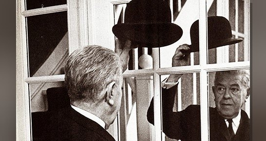 René Magritte'in resimlerindeki görsel dil ve bilinçdışından beslenen sembolik anlatım.
