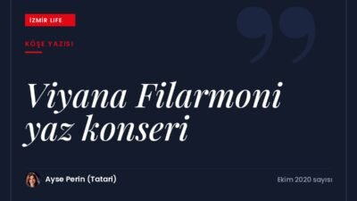 Pandemi günlerinde ekrandan izlenen Viyana Filarmoni yaz konserinin iyileştirici etkisi.